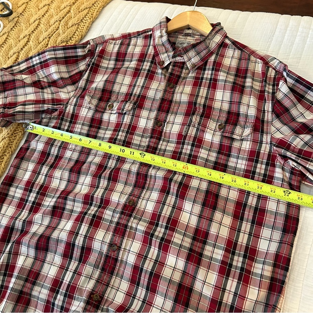 Carhartt Relaxed Fit Cotton Plaid Shirt. Size XL. - Picture 8 of 9